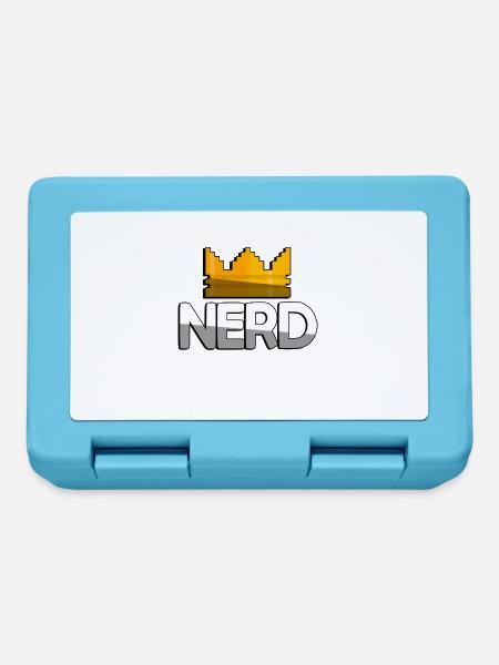 NERD + King Crown - Gaming - Brotdose - Saphirblau