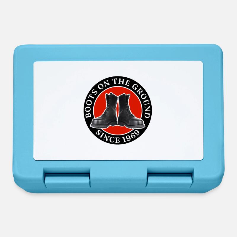 Boots on the ground since 1969 - Lunchbox - sapphire blue