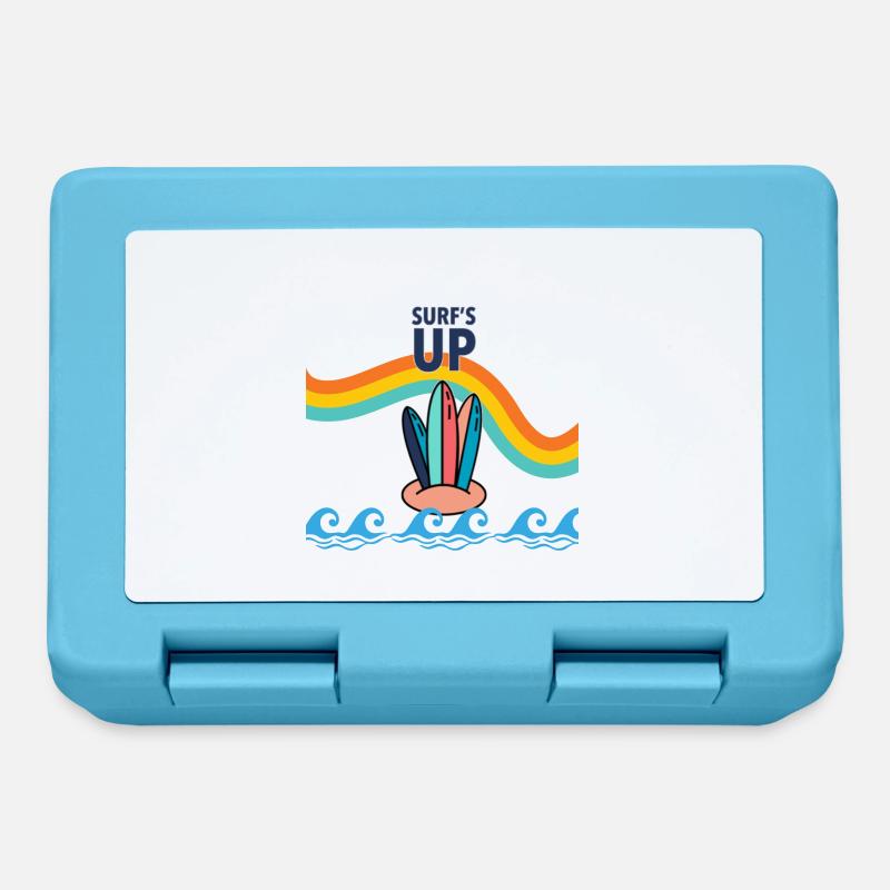 rainbow surfboard - Lunchbox - sapphire blue