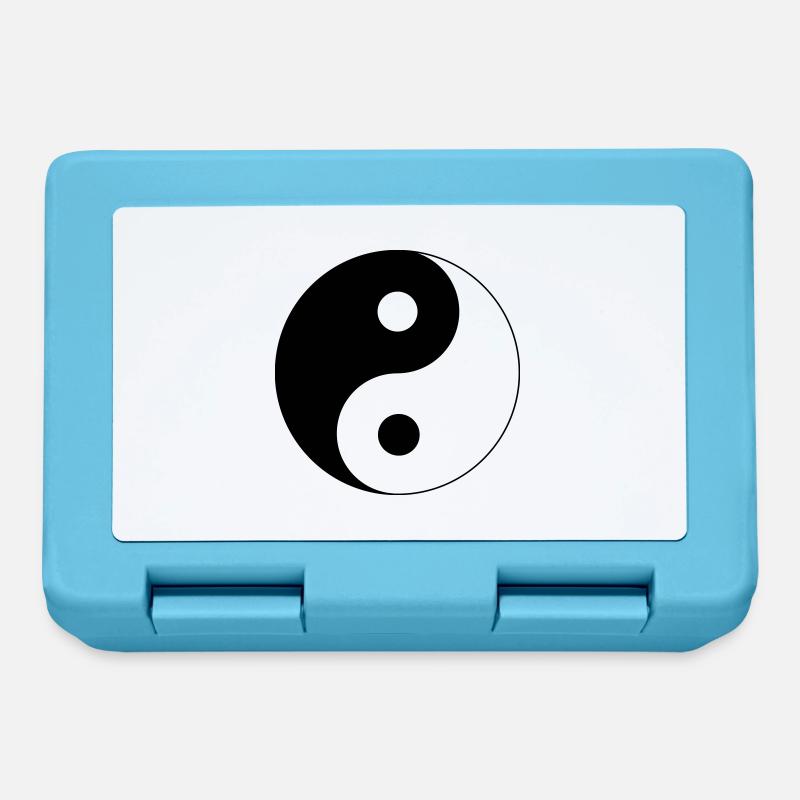 Yin Yang design - Boîte à goûter - bleu saphir
