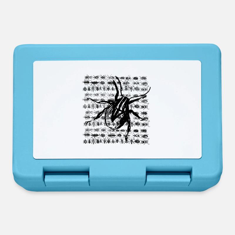 Araignée Chwat - Boîte à goûter - bleu saphir