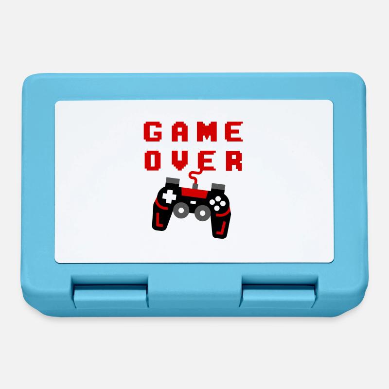Game over - Lunchbox - sapphire blue