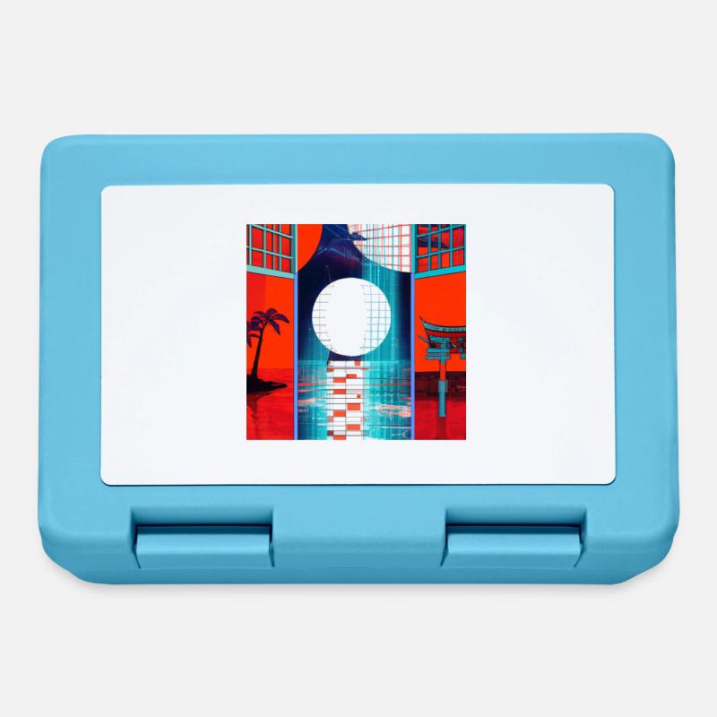 Japonais - Boîte à goûter - bleu saphir