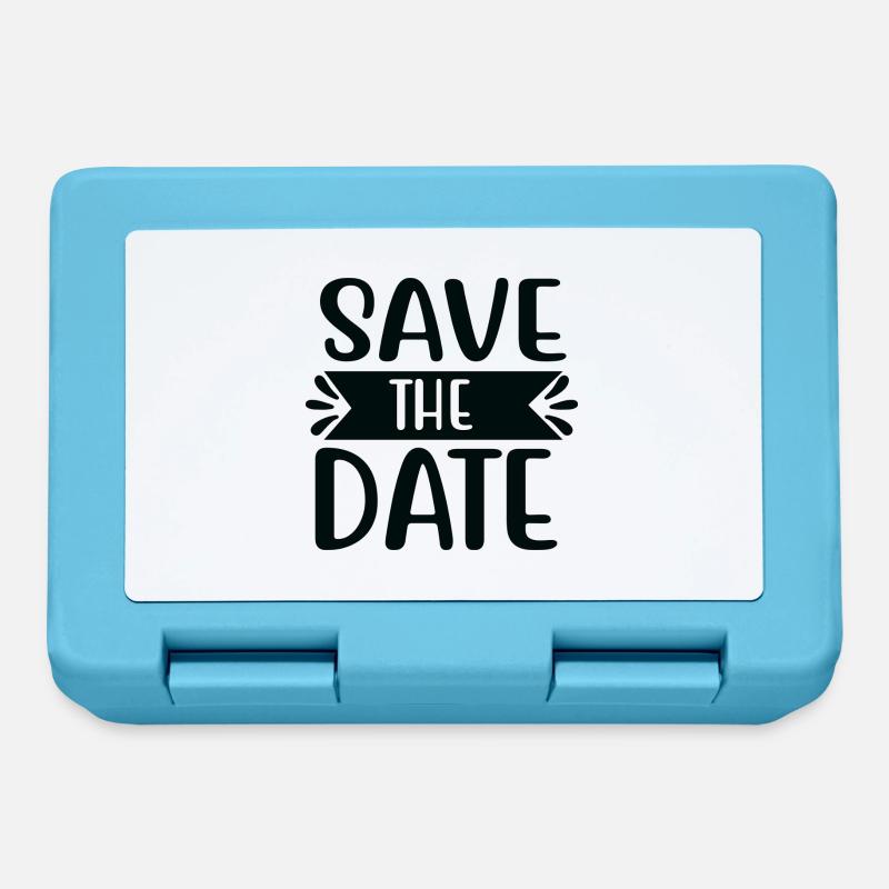 Save the Date - Brotdose - Saphirblau