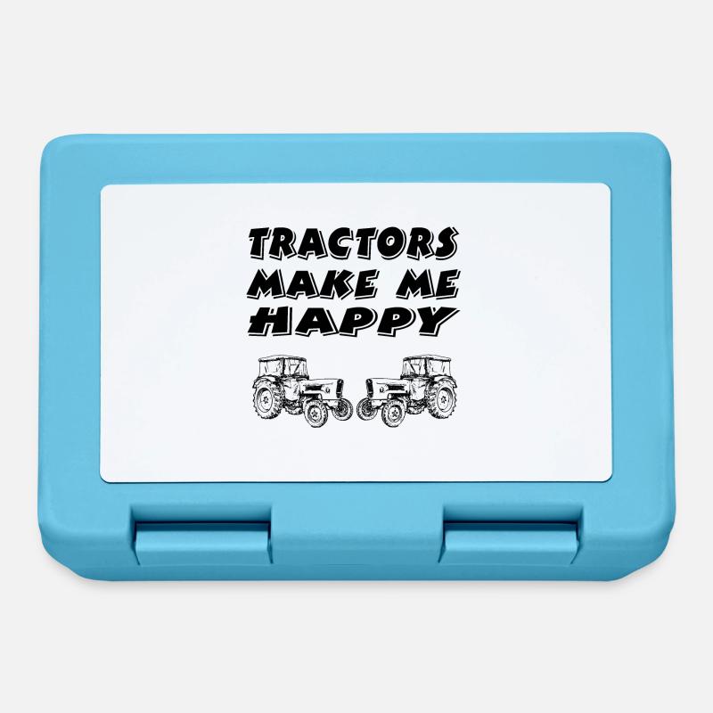 Tractor - Lunchbox - sapphire blue