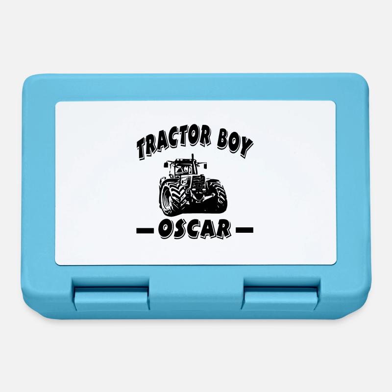 Tractor - Lunchbox - sapphire blue