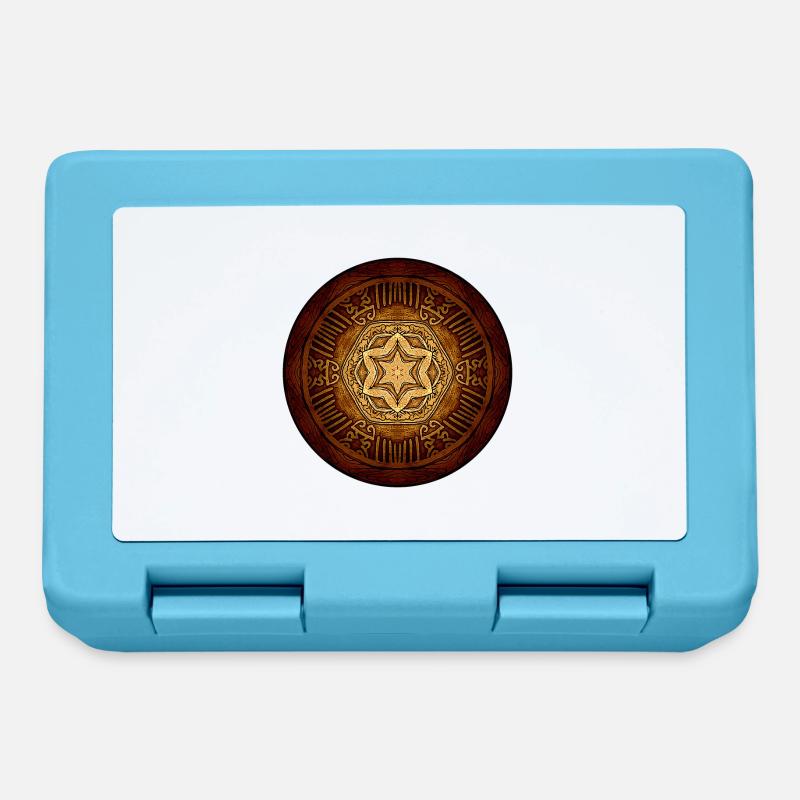 Rose window - Lunchbox - sapphire blue