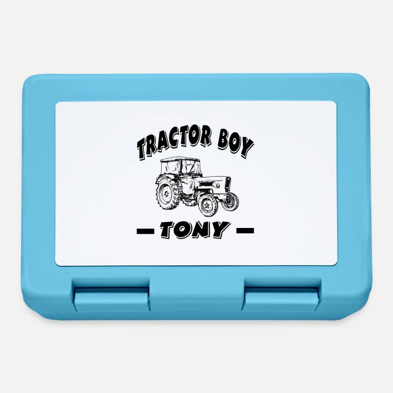 Tractor - Lunchbox - sapphire blue