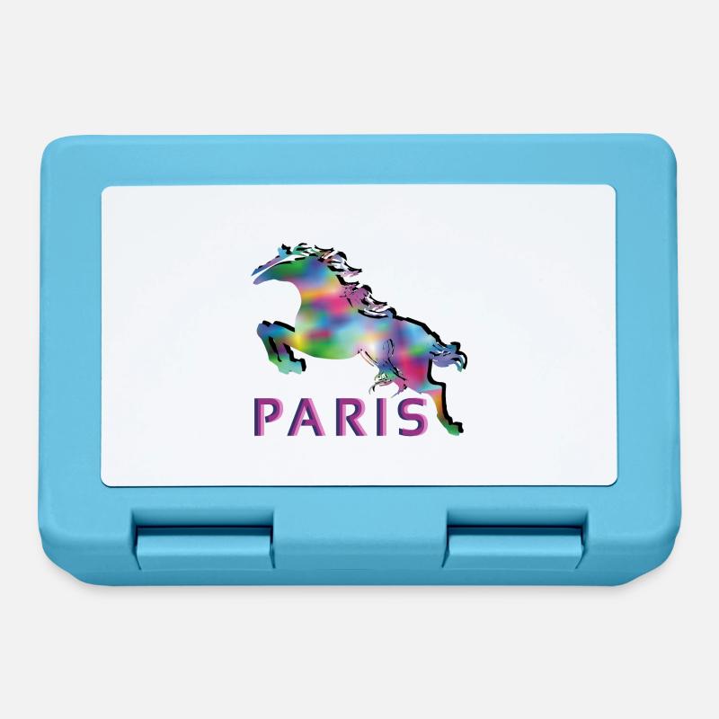 Paris - Boîte à goûter - bleu saphir