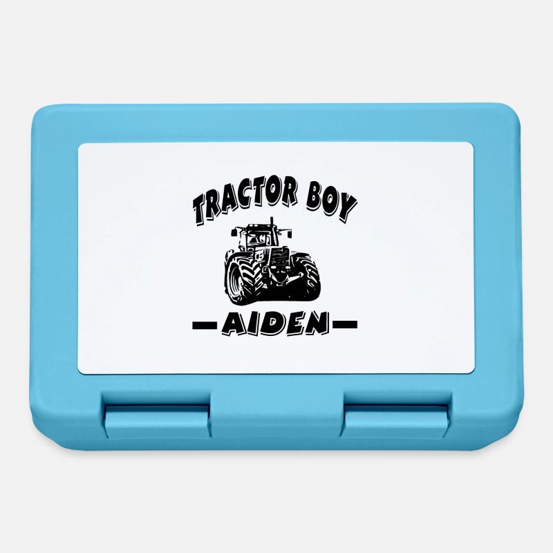 Tractor - Lunchbox - sapphire blue