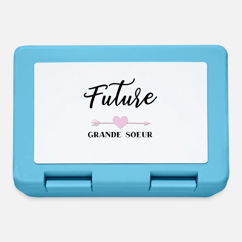 Future grande soeur - Boîte à goûter - bleu saphir