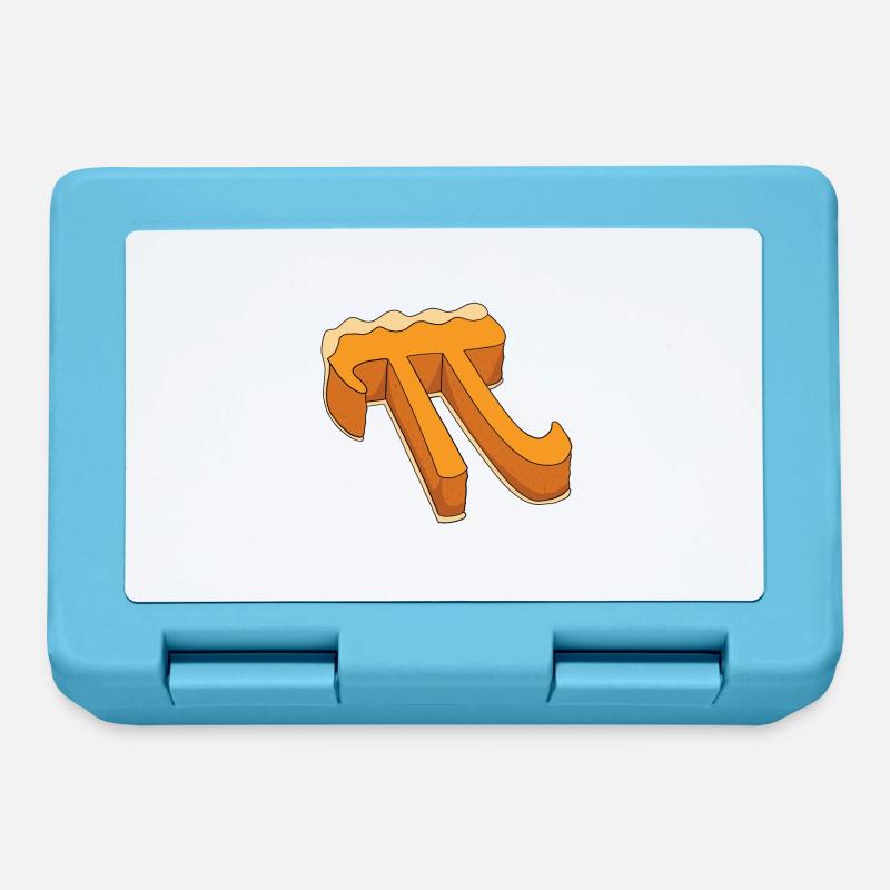 Pumpkin Cake - Pie, Pi, Halloween - Lunchbox - sapphire blue