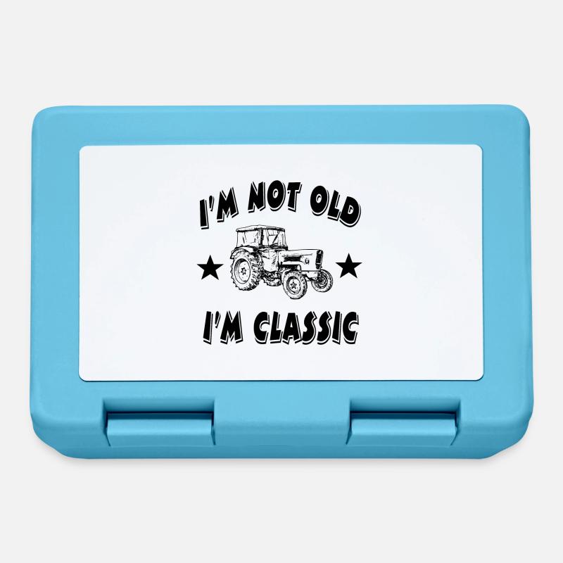 Tractor - Lunchbox - sapphire blue