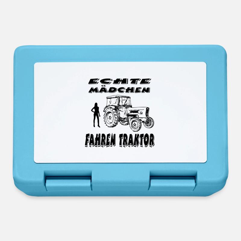 Tractor - Lunchbox - sapphire blue