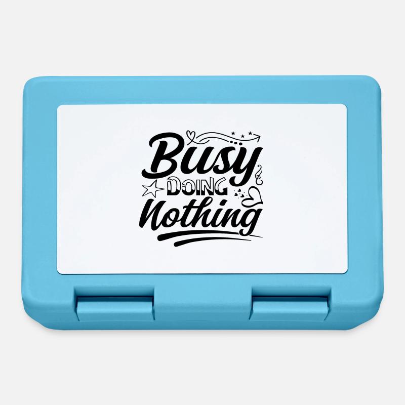 Busy doing nothing - Brotdose - Saphirblau