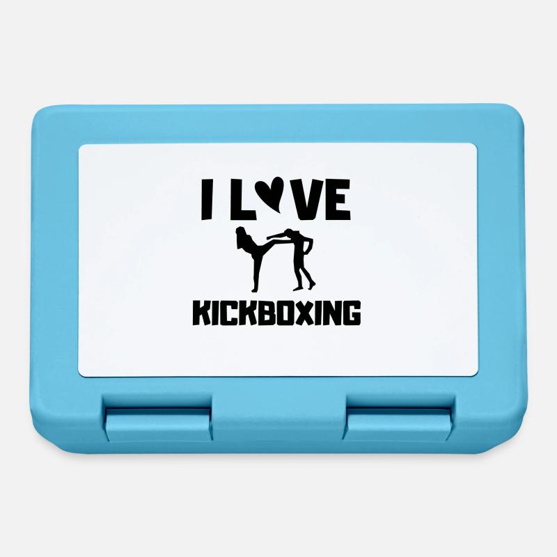 I LOVE KICKBOXING - Boîte à goûter - bleu saphir