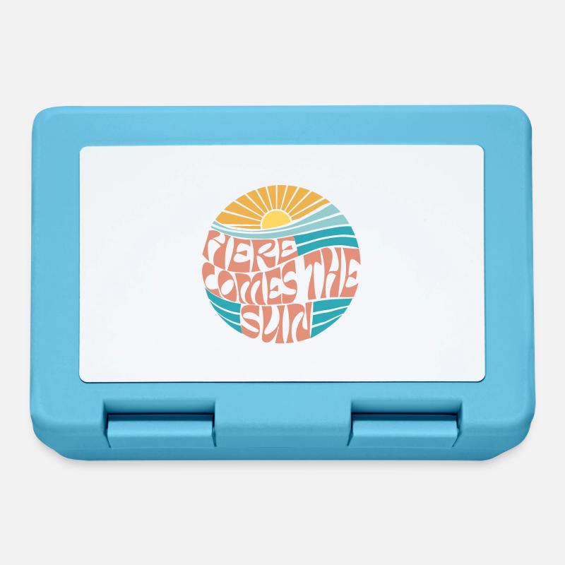 HERE COMES THE SUN - Lunchbox - sapphire blue