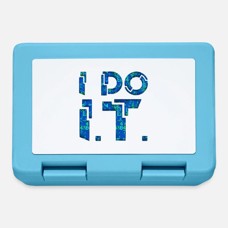 IT guy support geek computer computer geek je le fais - Boîte à goûter - bleu saphir