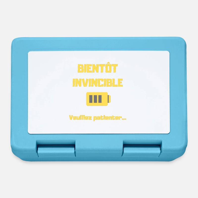 BIENTOT INVINCIBLE - Boîte à goûter - bleu saphir