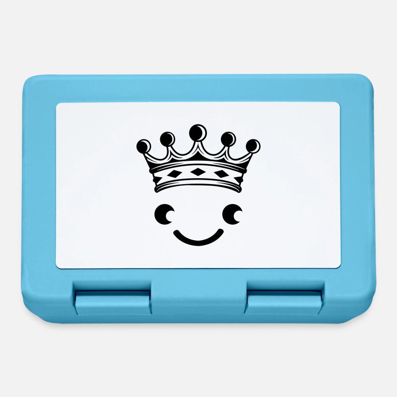 King Face - Brotdose - Saphirblau