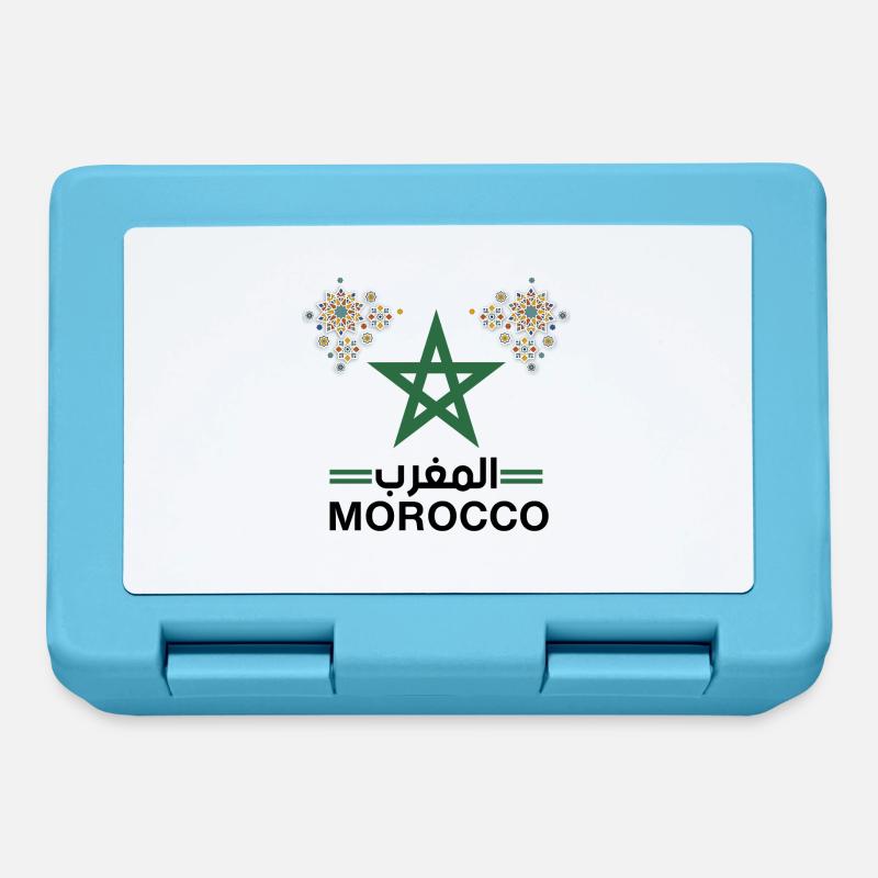 Maroc - Boîte à goûter - bleu saphir
