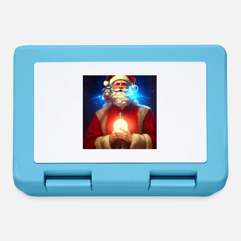 Père Noël Père Noël Noël - Boîte à goûter - bleu saphir
