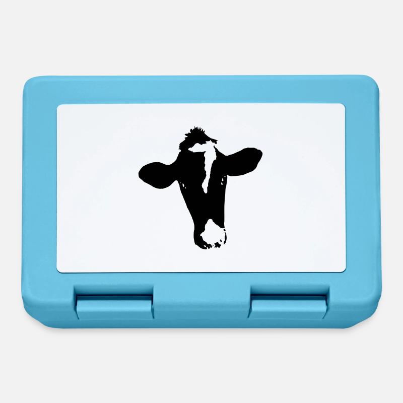 Boeuf 7 - Boîte à goûter - bleu saphir