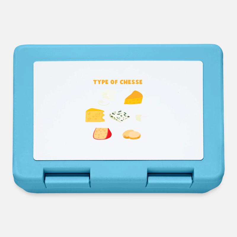 Type de fromage - Boîte à goûter - bleu saphir