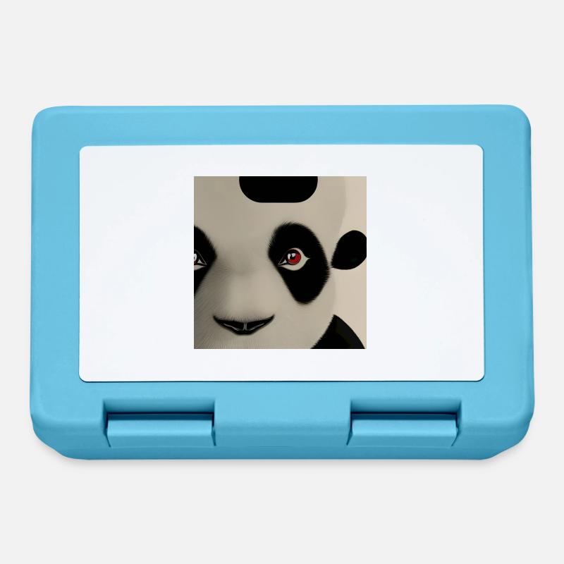 Panda - Boîte à goûter - bleu saphir
