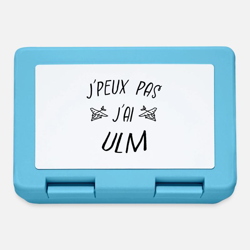 j'peux pas j'ai ulm - Boîte à goûter - bleu saphir