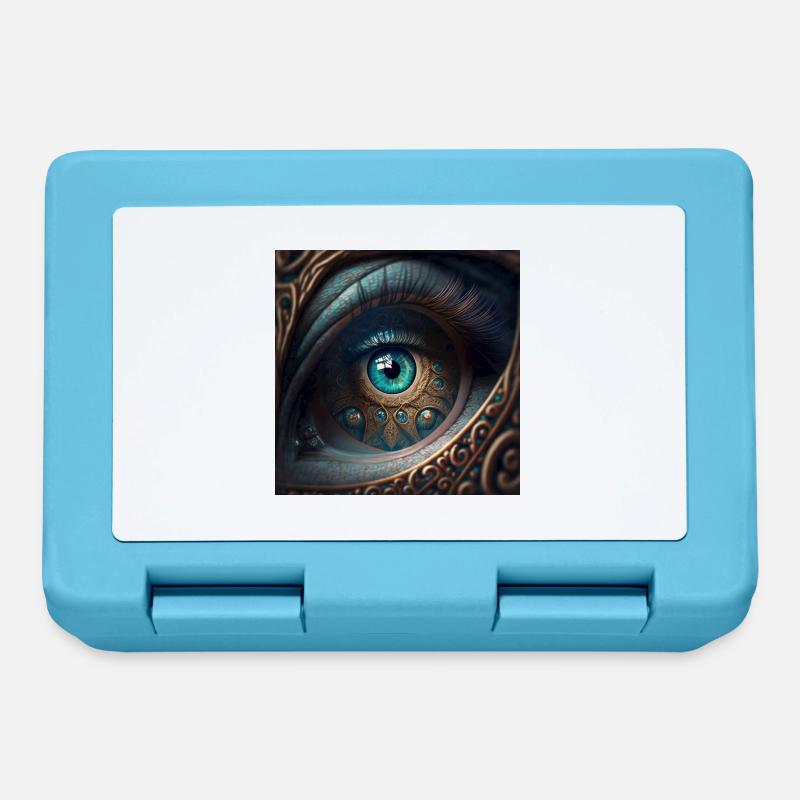 the eye by daniel costa - Lunchbox - sapphire blue