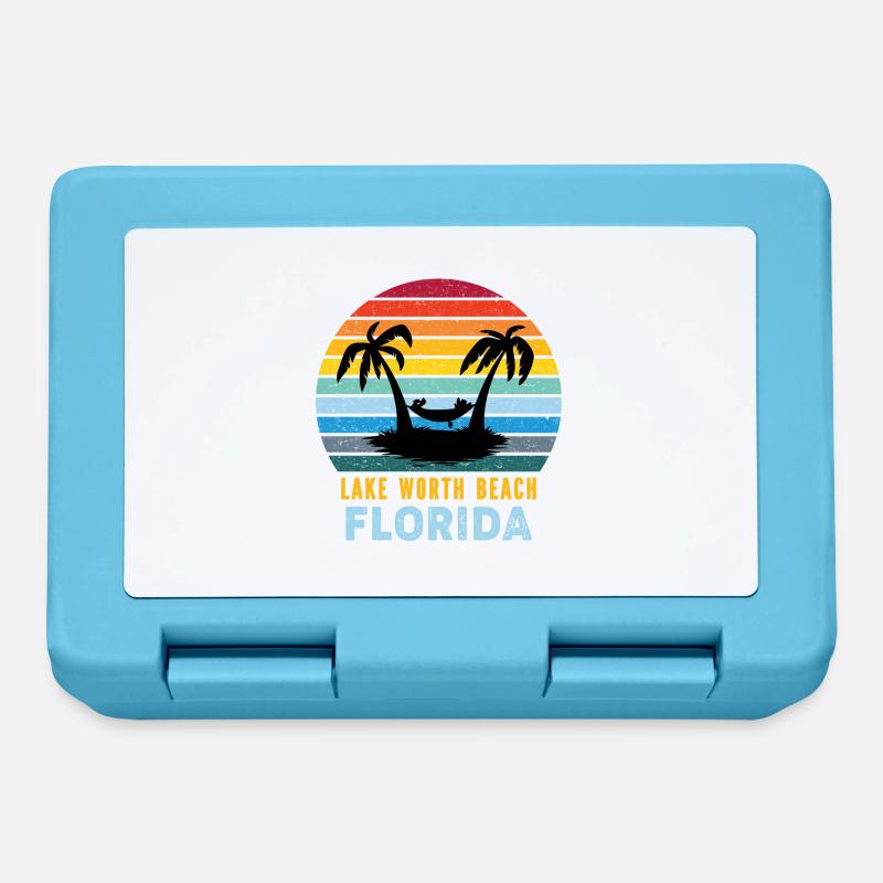 Lake Worth Beach Floride - Boîte à goûter - bleu saphir