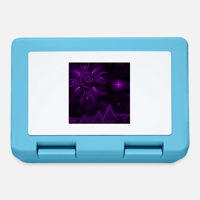 PYRAMIDES DU SOLEIL ET DU VIOLET - Boîte à goûter - bleu saphir
