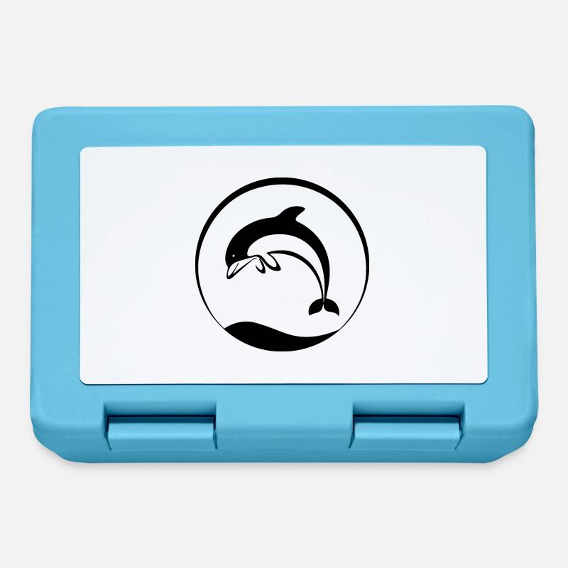 Dolphin - Lunchbox - sapphire blue