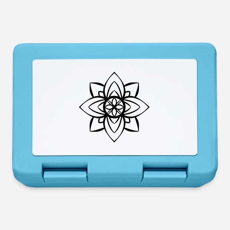 Miniature Mandala - Lunchbox - sapphire blue
