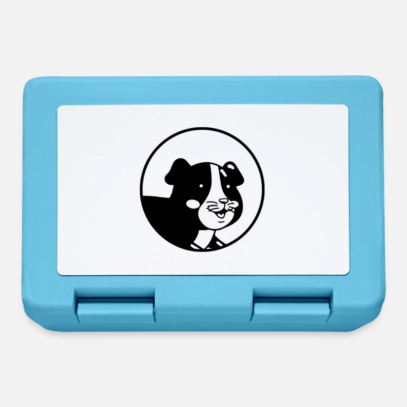 CHIEN CHAT ANIMAL DE COMPAGNIE - Boîte à goûter - bleu saphir
