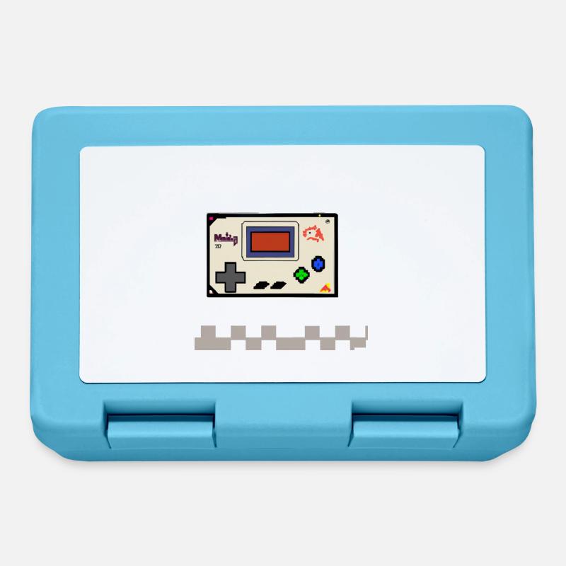 Retro Gaming - Lunchbox - sapphire blue