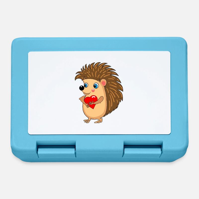 Eddie Hedgehog - Lunchbox - sapphire blue