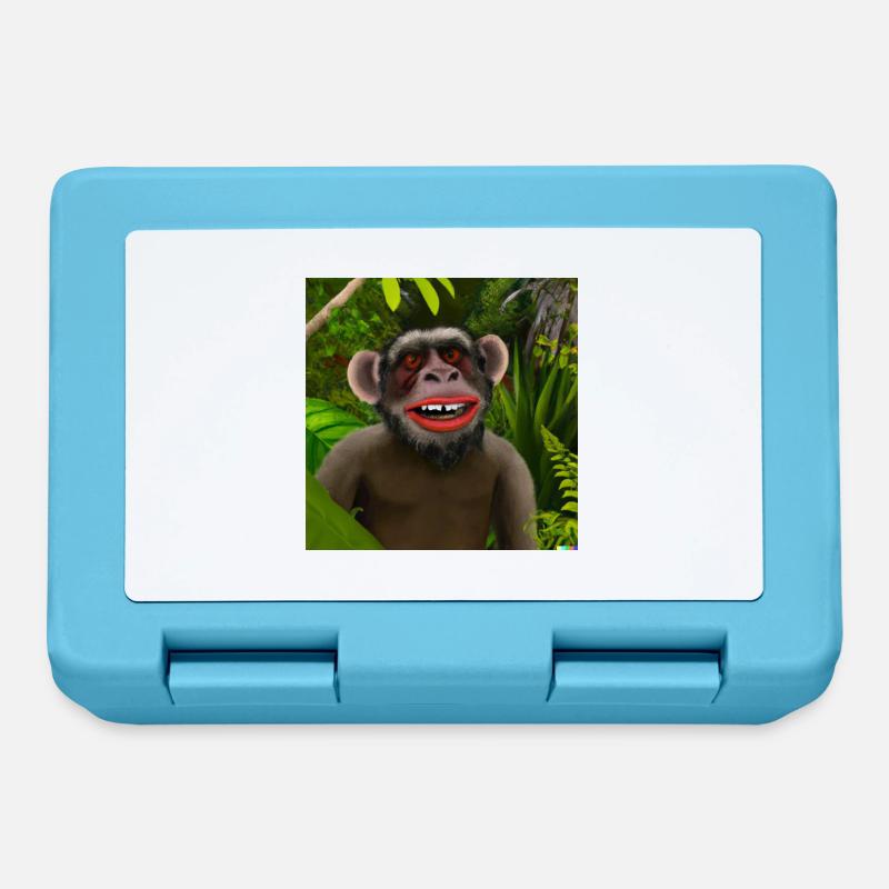 Monkey - Brotdose - Saphirblau