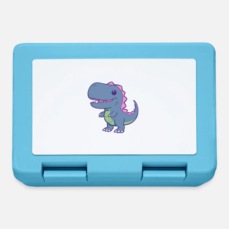 Sweet Dino T-rex - Boîte à goûter - bleu saphir