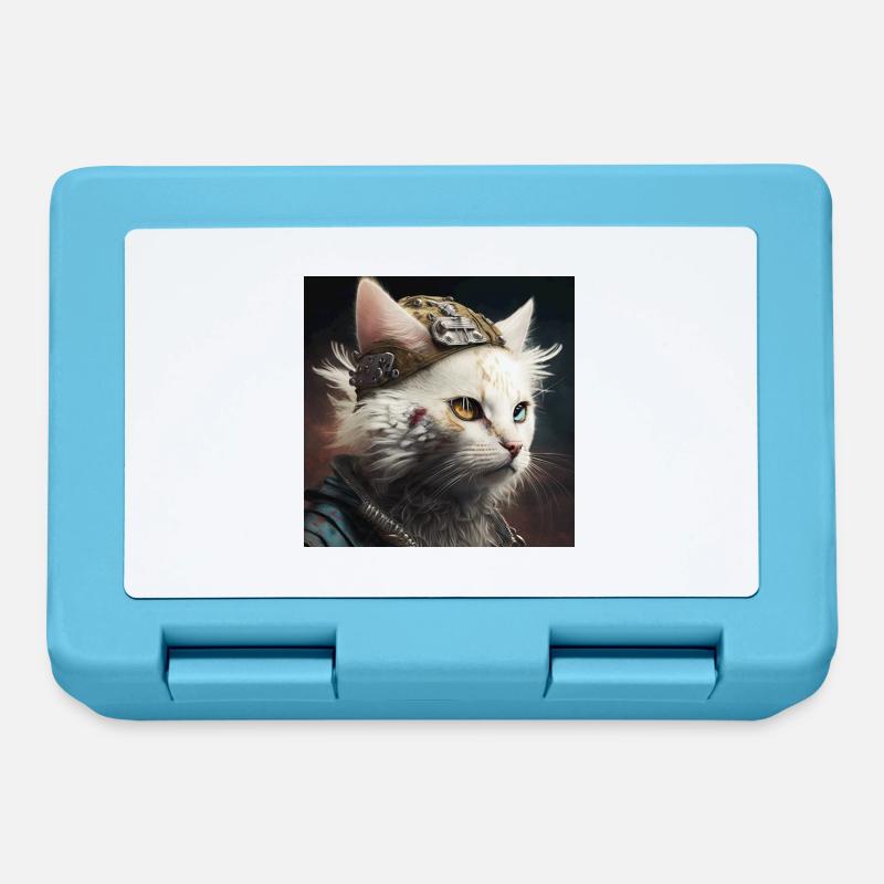 Odins Katze - Brotdose - Saphirblau