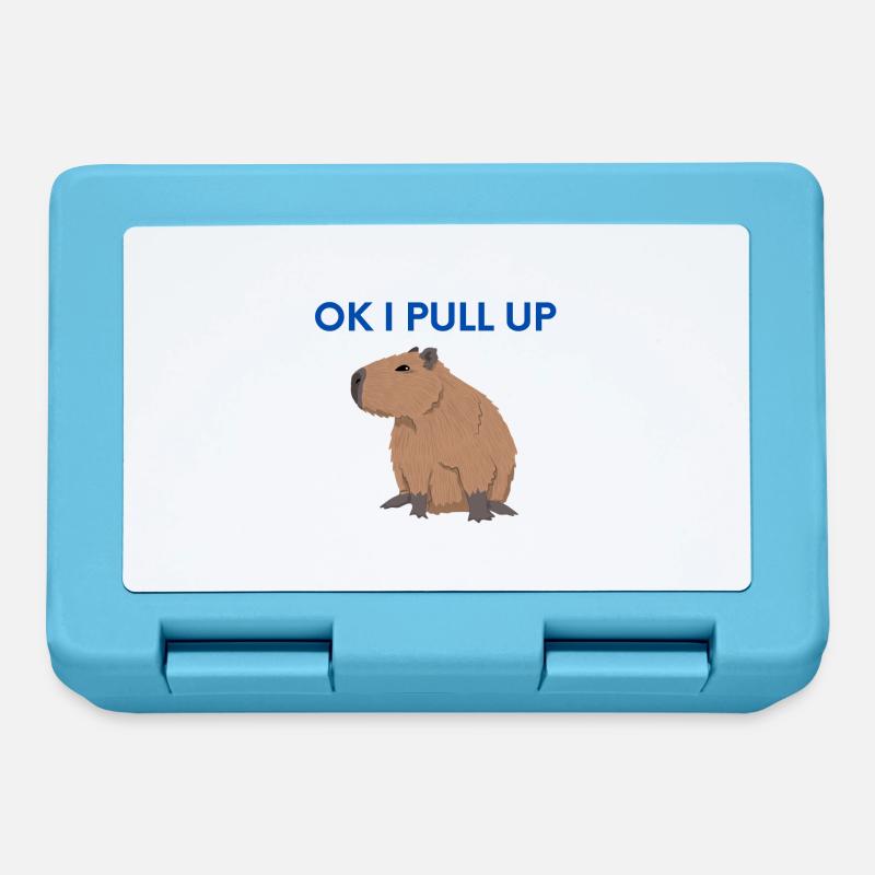ok i pull up - Lunchbox - sapphire blue