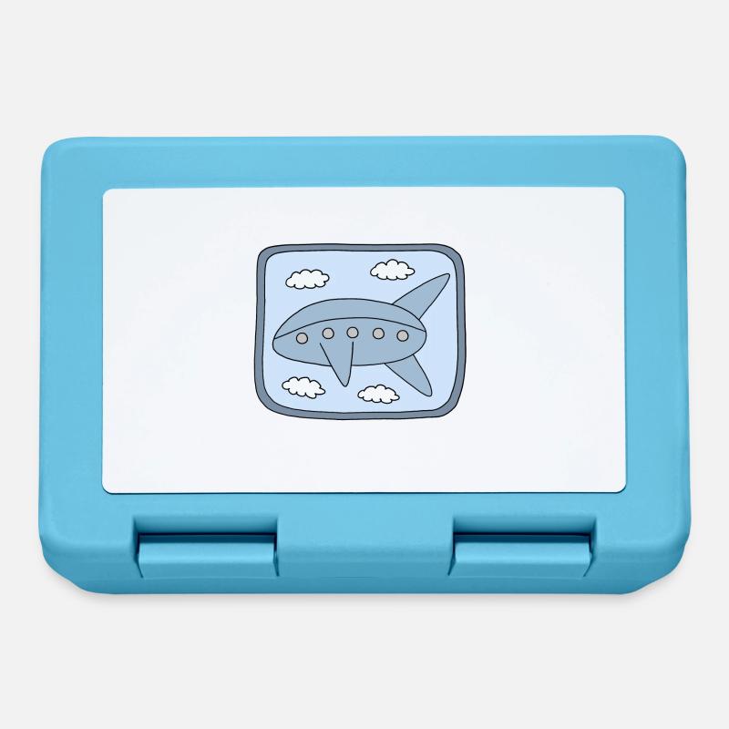 Conception du dirigeable - Boîte à goûter - bleu saphir