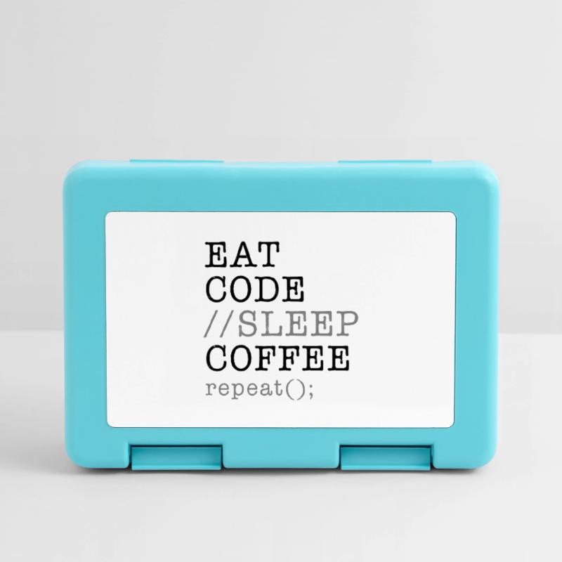 Computer Science Python Programmer Eat Code Sleep Lunchbox