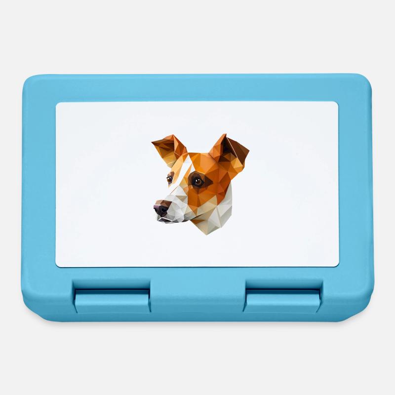 JACK RUSSELL - Boîte à goûter - bleu saphir