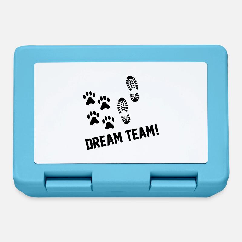 dream team - Brotdose - Saphirblau