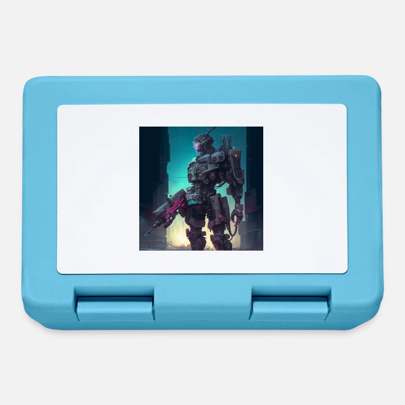 Robot - Brotdose - Saphirblau