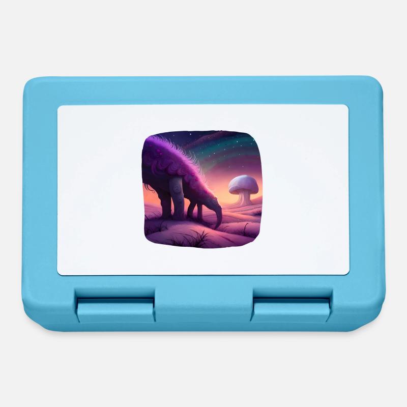 Fantasy creature mystical - Lunchbox - sapphire blue