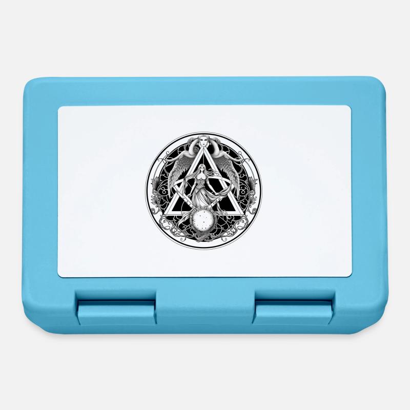 Illuminati goddess - Lunchbox - sapphire blue
