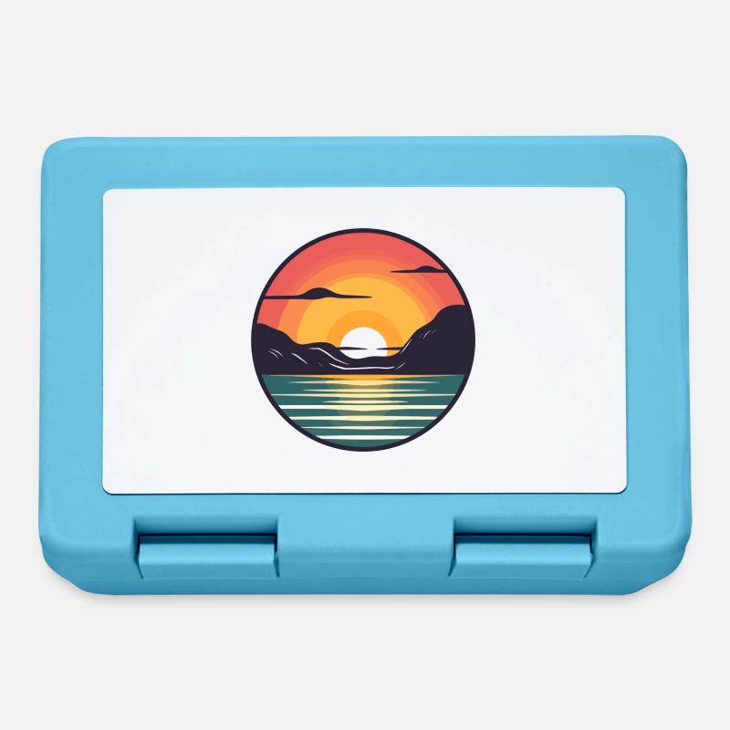 Sunset - Lunchbox - sapphire blue
